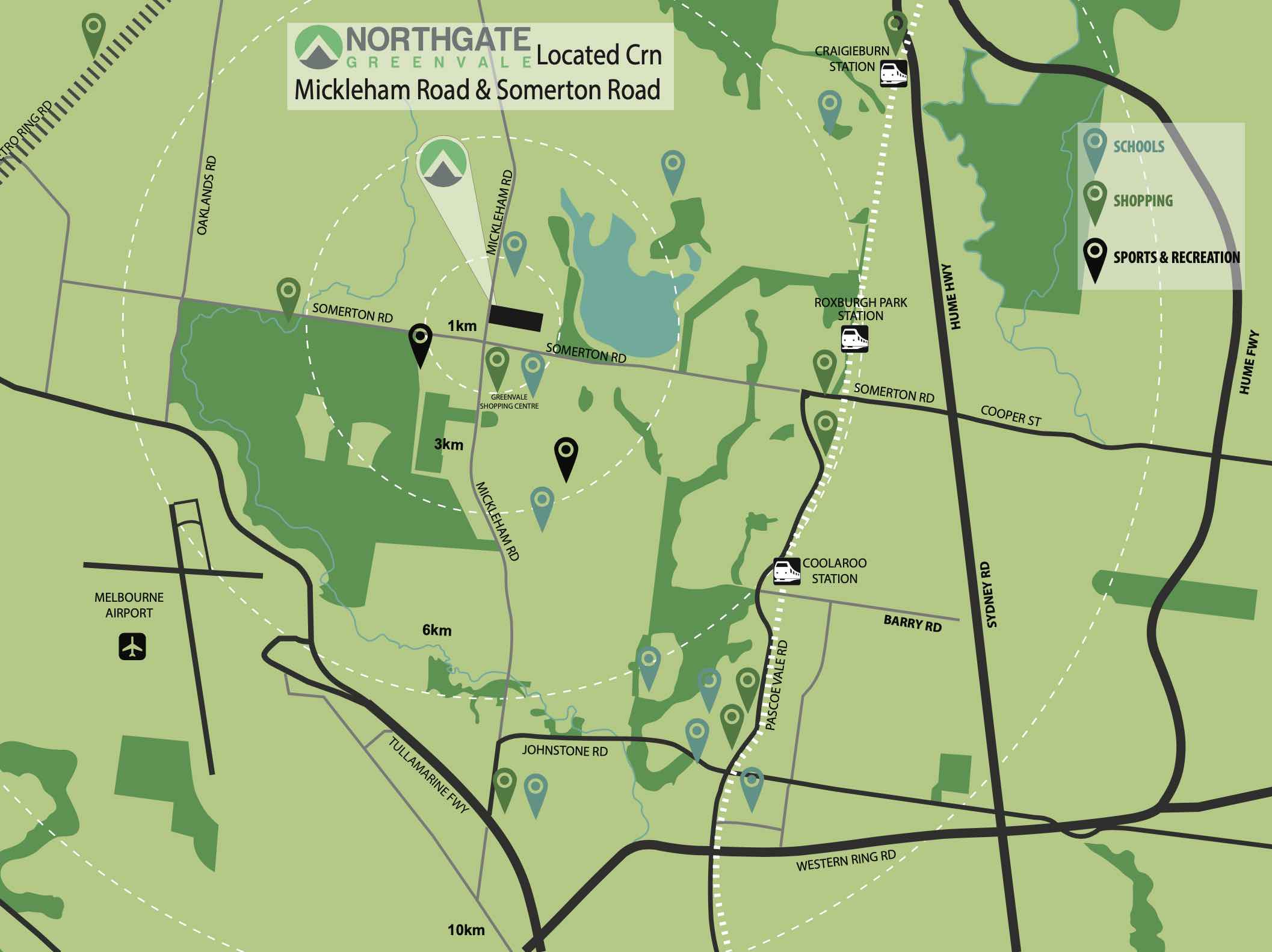 Northgate Estate - Greenvale Location map
